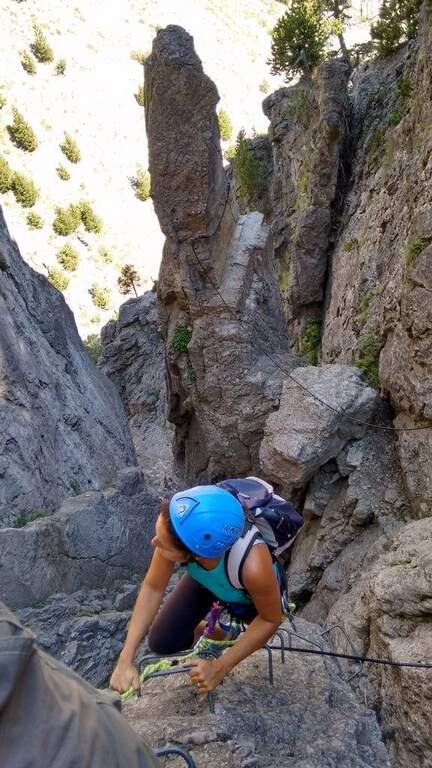 Ferrata Perona-Saglia alla Rocca di Clarì - foto 22