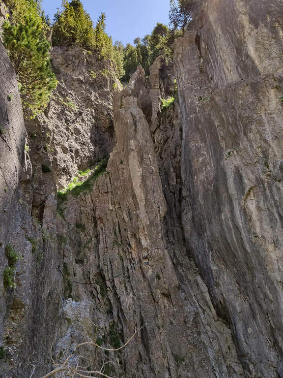 Ferrata Perona-Saglia alla Rocca di Clarì - foto 8