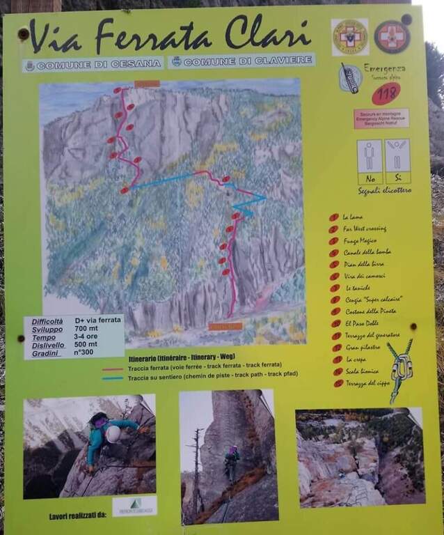 Ferrata Perona-Saglia alla Rocca di Clarì - foto 5