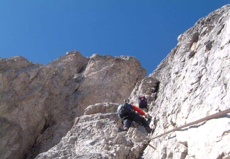 Ferrata Aldo Roghel alla Forcella delle Guglie - foto 9