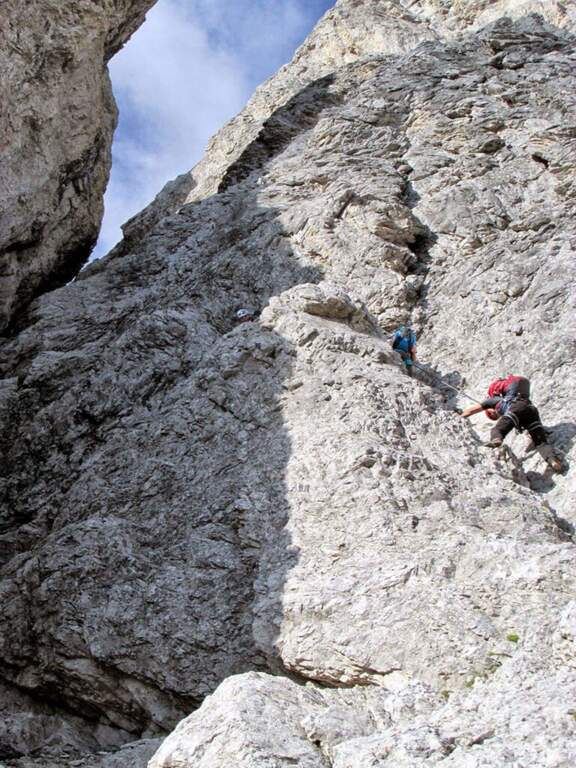 Ferrata Aldo Roghel alla Forcella delle Guglie - foto 18