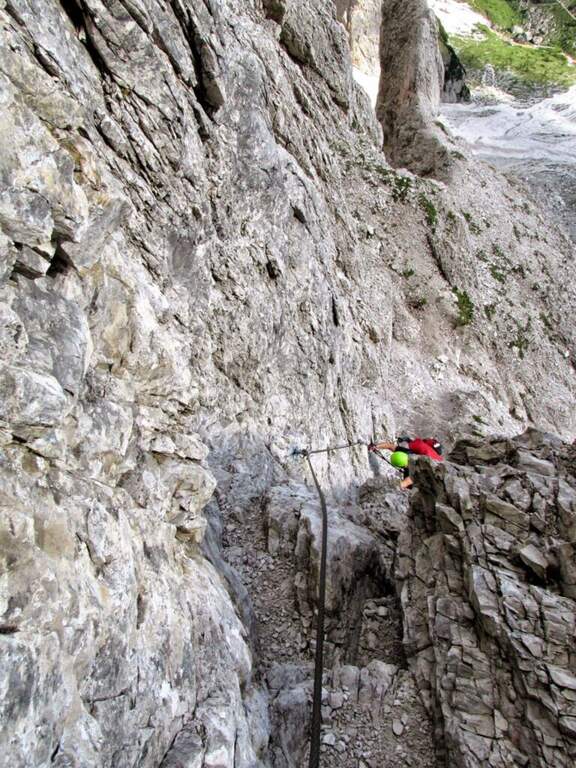 Ferrata Aldo Roghel alla Forcella delle Guglie - foto 19