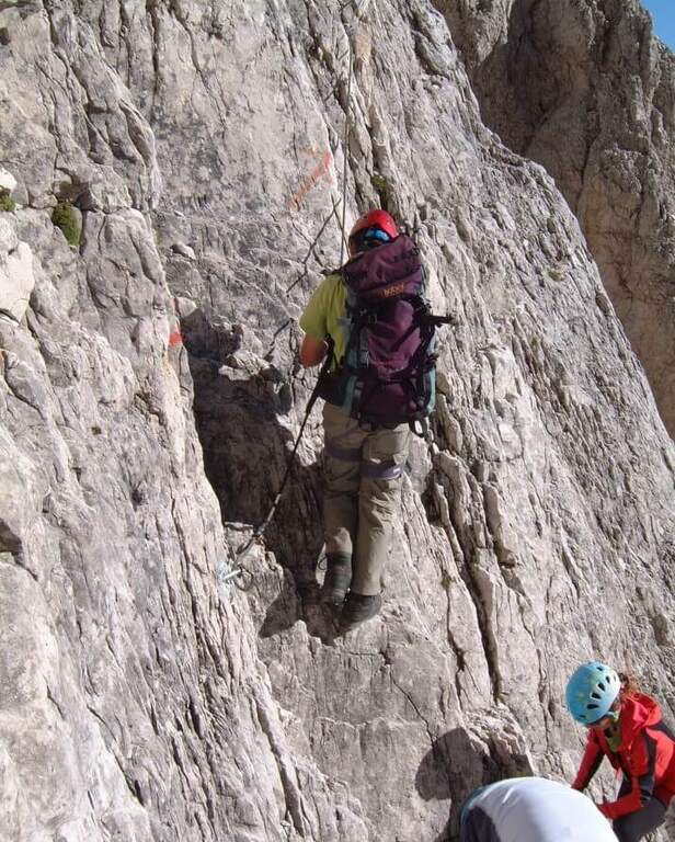 Ferrata Aldo Roghel alla Forcella delle Guglie - foto 6