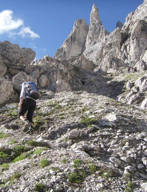 Ferrata Aldo Roghel alla Forcella delle Guglie - foto 3