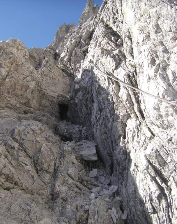 Ferrata Aldo Roghel alla Forcella delle Guglie - foto 13