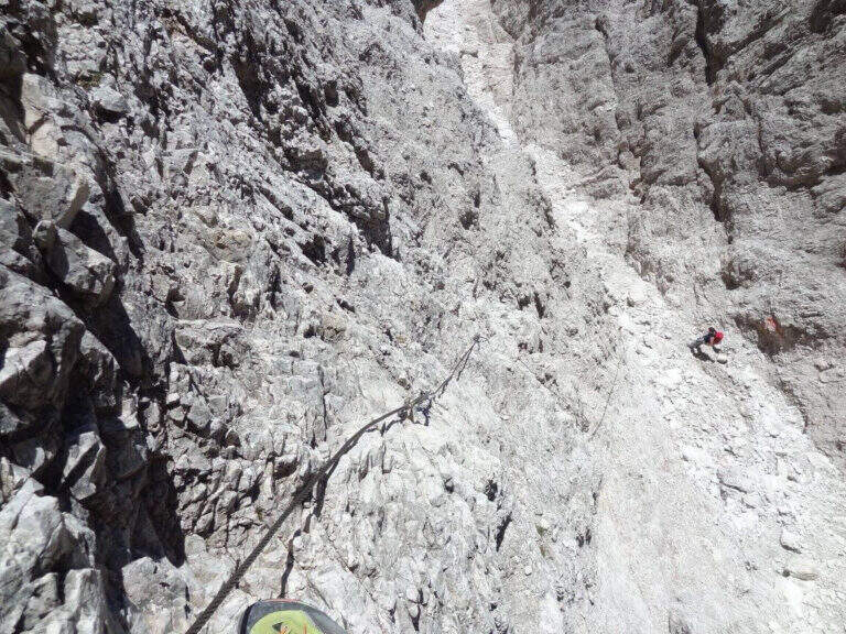 Ferrata Aldo Roghel alla Forcella delle Guglie - foto 16