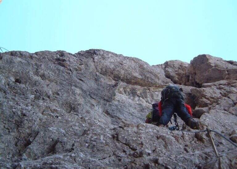 Ferrata Aldo Roghel alla Forcella delle Guglie - foto 8