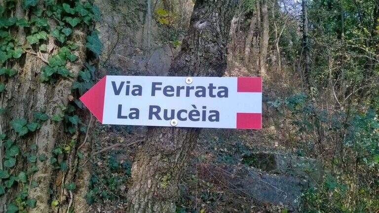 Ferrata della Ruceia a Condove