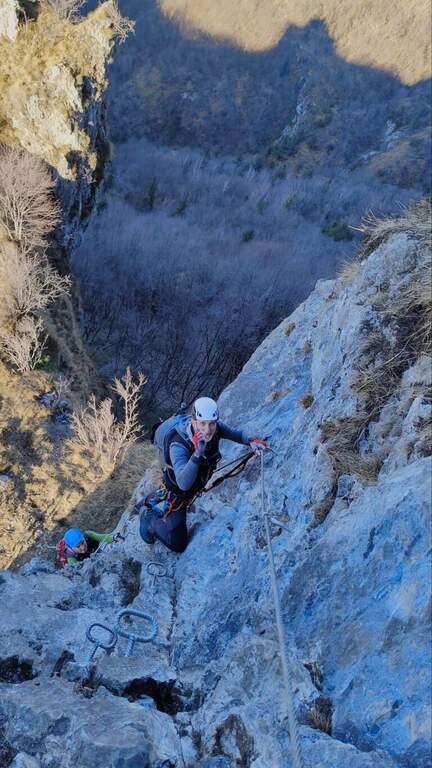 Ferrata il Nido dei Santa Croce (Corna Maria) - foto 12