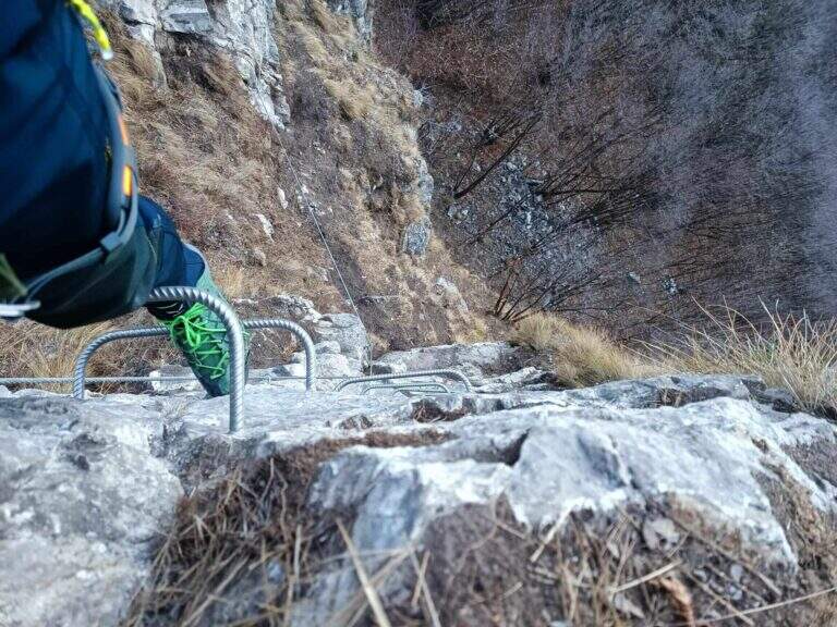 Ferrata il Nido dei Santa Croce (Corna Maria) - foto 10