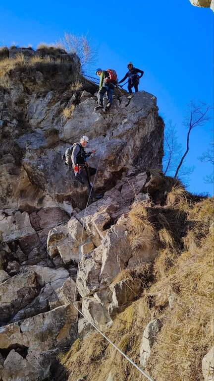 Ferrata il Nido dei Santa Croce (Corna Maria) - foto 16