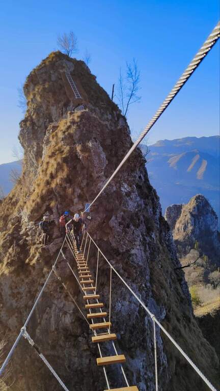 Ferrata il Nido dei Santa Croce (Corna Maria) - foto 15