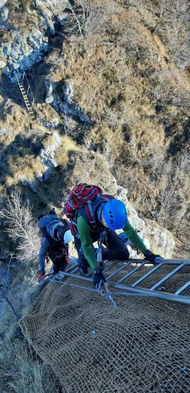 Ferrata il Nido dei Santa Croce (Corna Maria) - foto 14