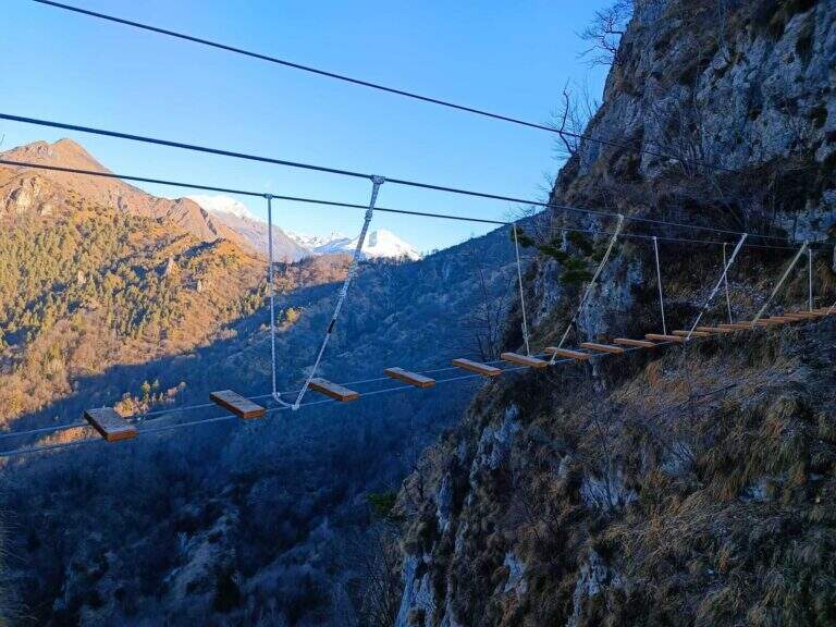 Ferrata il Nido dei Santa Croce (Corna Maria) - foto 2