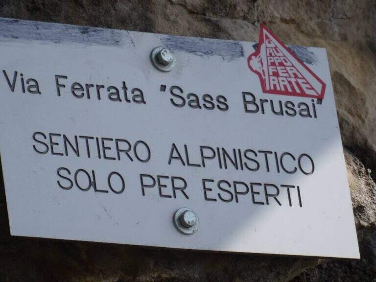 Ferrata Sass Brusai al Monte Boccaor (Grappa)