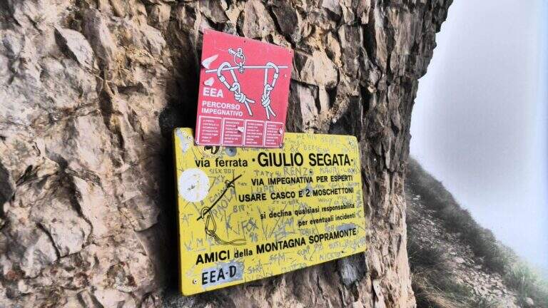 Ferrata Giulio Segata al Dos d'Abramo