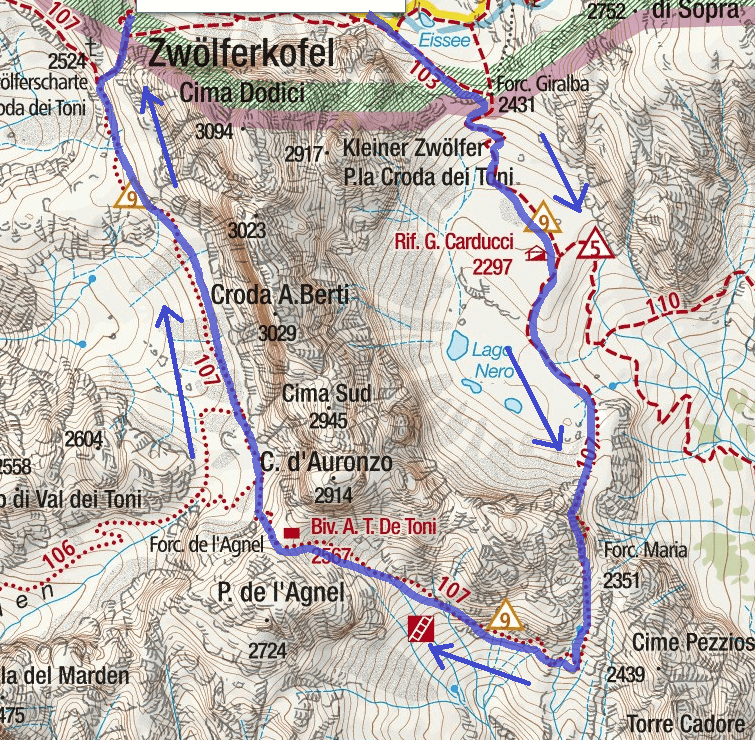 Ferrata Severino Casara (Croda dei Toni) - foto 36