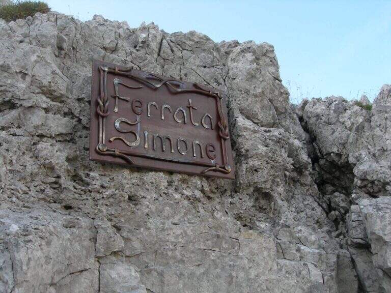 Sentiero Attrezzato Simone – Creton dell'Arco, Alpi Carniche