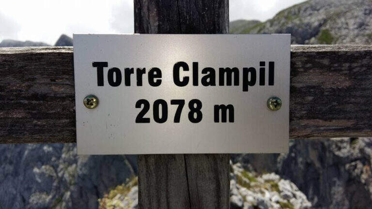 Ferrata dell'Amicizia alla Torre Clampil
