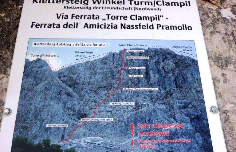 Ferrata dell'Amicizia alla Torre Clampil - foto 3