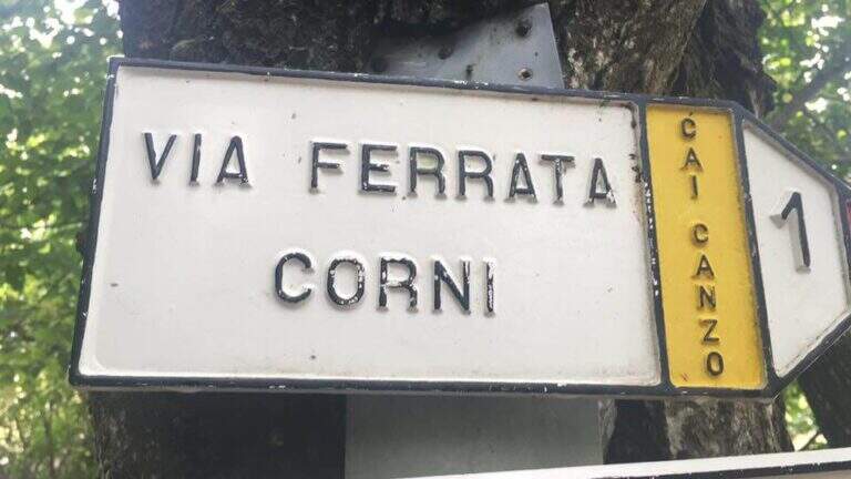 Ferrata del Venticinquennale al Corno Occidentale di Canzo