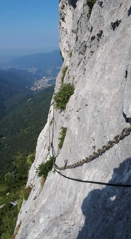 Ferrata del Venticinquennale al Corno Occidentale di Canzo - foto 34