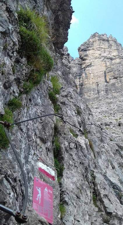 Ferrata Piero Rossi alla Forcella Marmol - foto 19