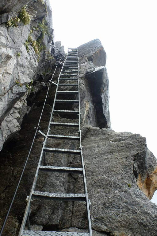 Ferrata del Camino / del Ghiacciaio al Sasso Nero - foto 25