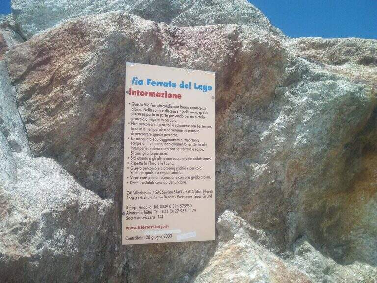 Ferrata del Lago al Pizzo d'Andolla - foto 11