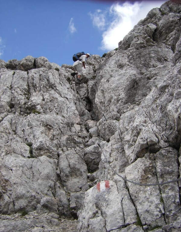 Ferrata della Pace (Croda del Vallon Bianco e Furcia Rossa) - foto 25