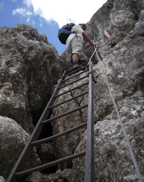 Ferrata della Pace (Croda del Vallon Bianco e Furcia Rossa) - foto 26