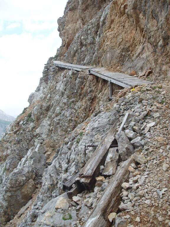 Ferrata della Pace (Croda del Vallon Bianco e Furcia Rossa) - foto 19
