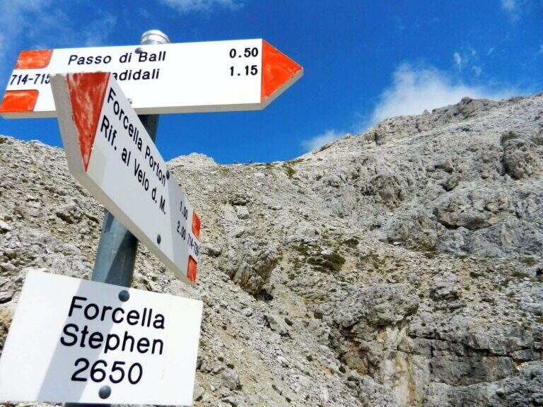 Sentiero Attrezzato Gusella – Passo di Ball