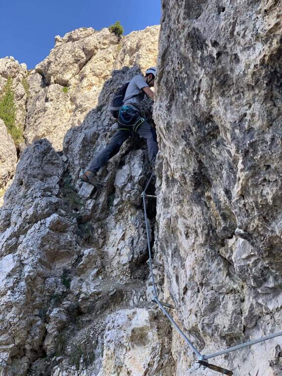 Ferrata Fusetti al Sass de Stria - foto 22