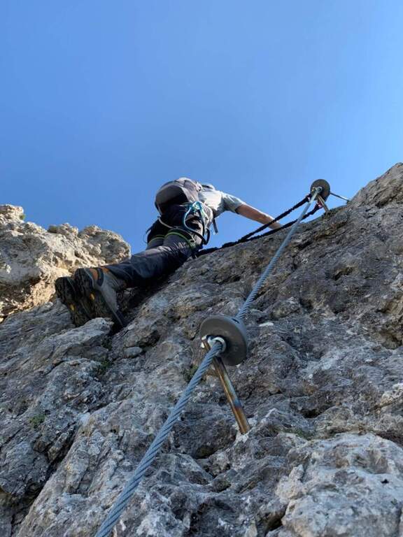Ferrata Fusetti al Sass de Stria - foto 26
