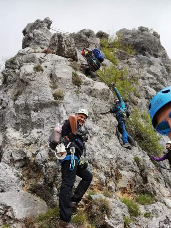 Ferrata Salvatori alla Pania Forata (Monte Forato) - foto 18