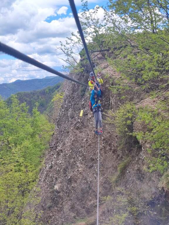 Ferrata Deanna Orlandini - Rocche del Reopasso - foto 46