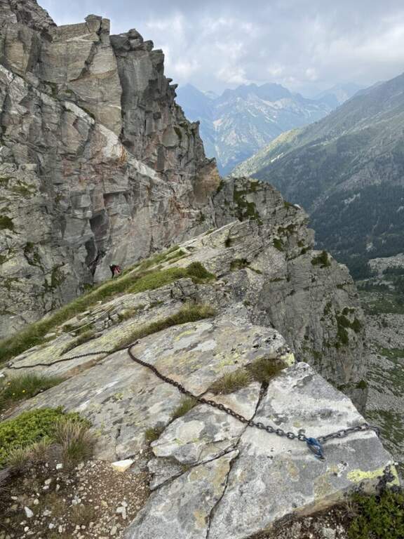 Sentiero Attrezzato dei Gemelli alla Punta Tre Vescovi - foto 15