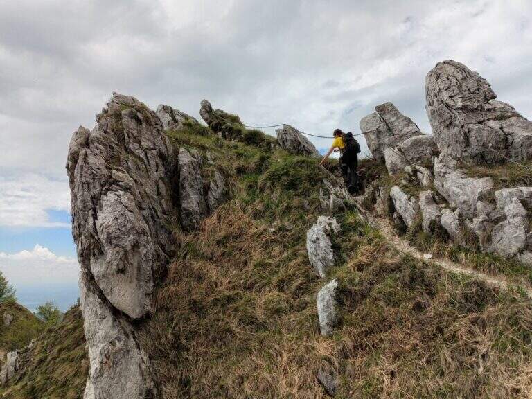Sentiero Attrezzato della Cresta Giumenta al Monte Magnodeno - foto 37