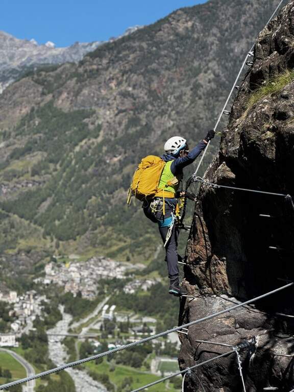 Ferrata Vigneron a Caspoggio