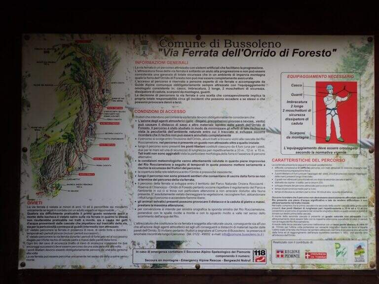 Ferrata dell'Orrido di Foresto - foto 69