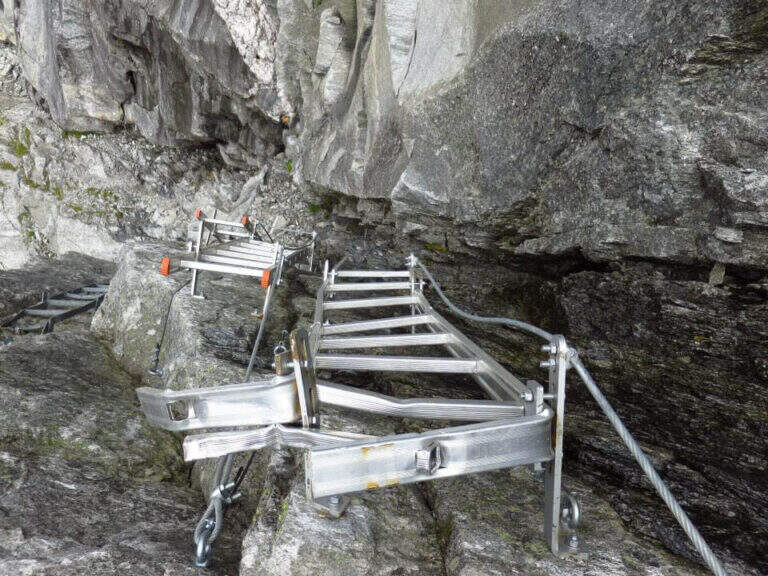 Ferrata del Camino / del Ghiacciaio al Sasso Nero - foto 17