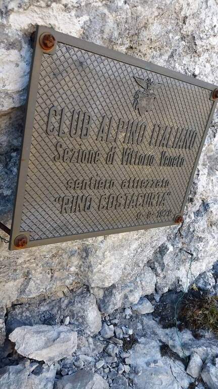Ferrata Rino Costacurta al Monte Teverone