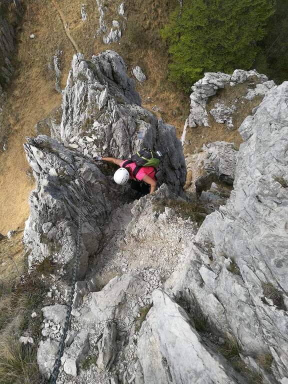 Sentiero Attrezzato della Cresta Giumenta al Monte Magnodeno - foto 17