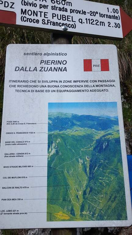 Sentiero Attrezzato Pierino dalla Zuanna – Monte Pubel - foto 6