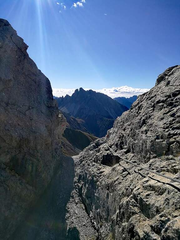 Sentiero Attrezzato d'Ambros sulla Cresta Pitturina - foto 17
