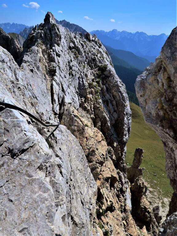 Sentiero Attrezzato d'Ambros sulla Cresta Pitturina - foto 16
