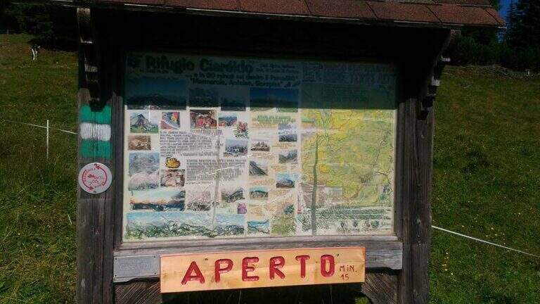 Sentiero Attrezzato Amalio da Pr&agrave; al Monte Ciareido