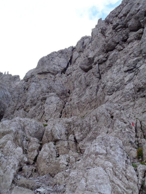 Sentiero Attrezzato Amalio da Prà al Monte Ciareido - foto 13