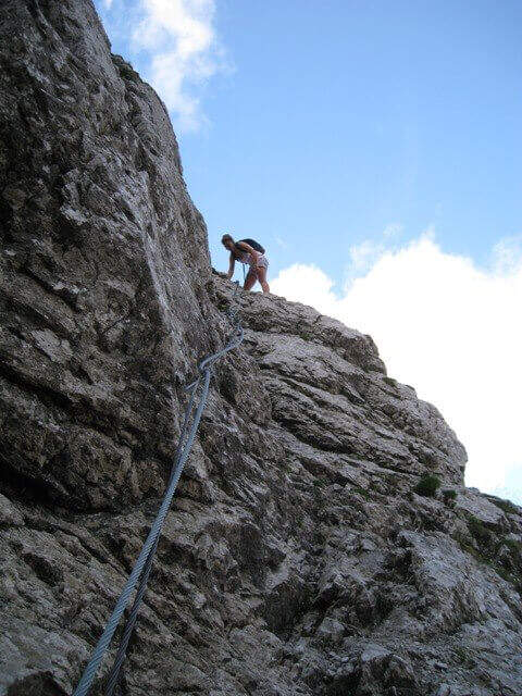 Sentiero Attrezzato Amalio da Prà al Monte Ciareido - foto 12